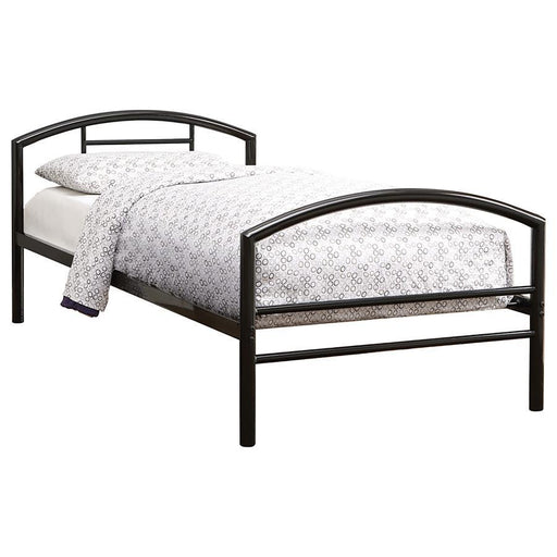 Baines - Metal Bed with Arched Headboard Bedding & Furniture DiscountersFurniture Store in Orlando, FL