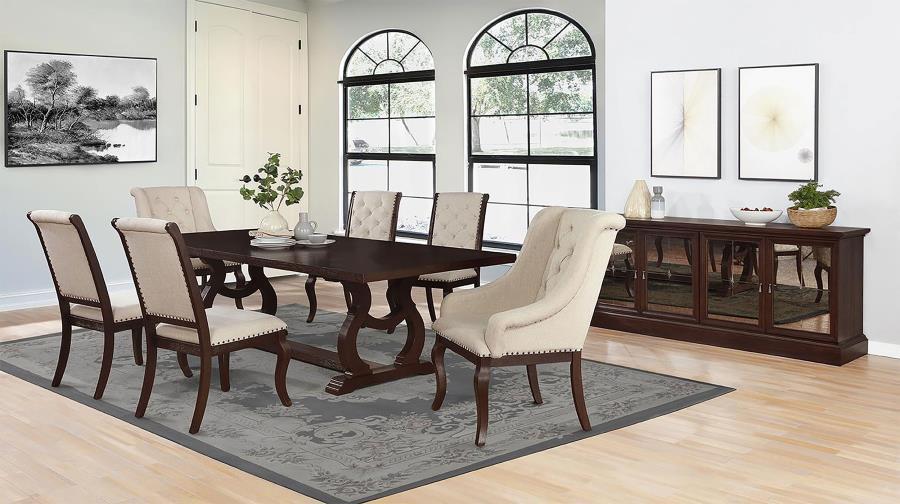Brockway - Cove Trestle Dining Table Bedding & Furniture DiscountersFurniture Store in Orlando, FL