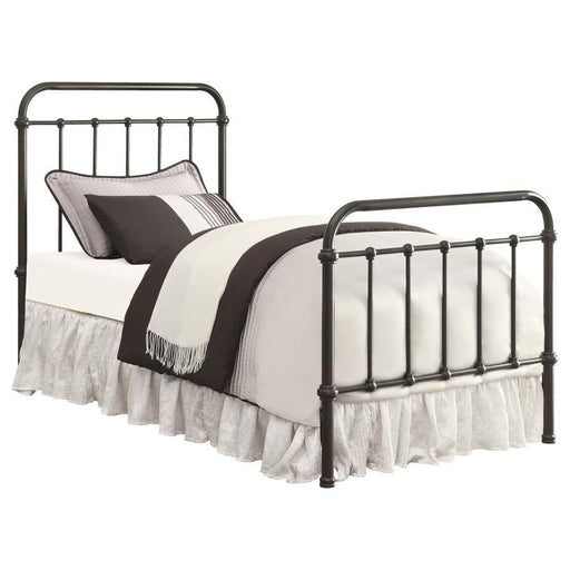 Livingston - Kids & Teens Panel Metal Bed Bedding & Furniture Discounters