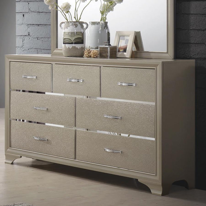 Beaumont - 7-Drawer Dresser - Champagne