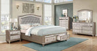 Bling Game - Upholstered Storage Bed Bedroom Set Bedding & Furniture Discounters