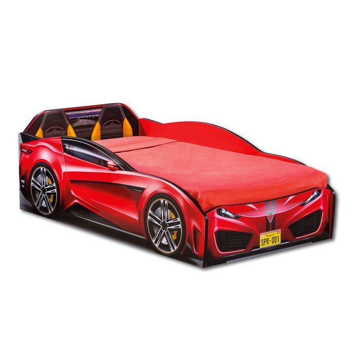 Spyder - Toddler Race Car Bed - Red