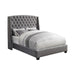 Pissarro - Tufted Upholstered Bed Bedding & Furniture DiscountersFurniture Store in Orlando, FL