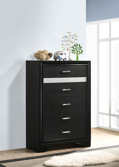 Miranda - 5-Drawer Chest Bedding & Furniture Discounters