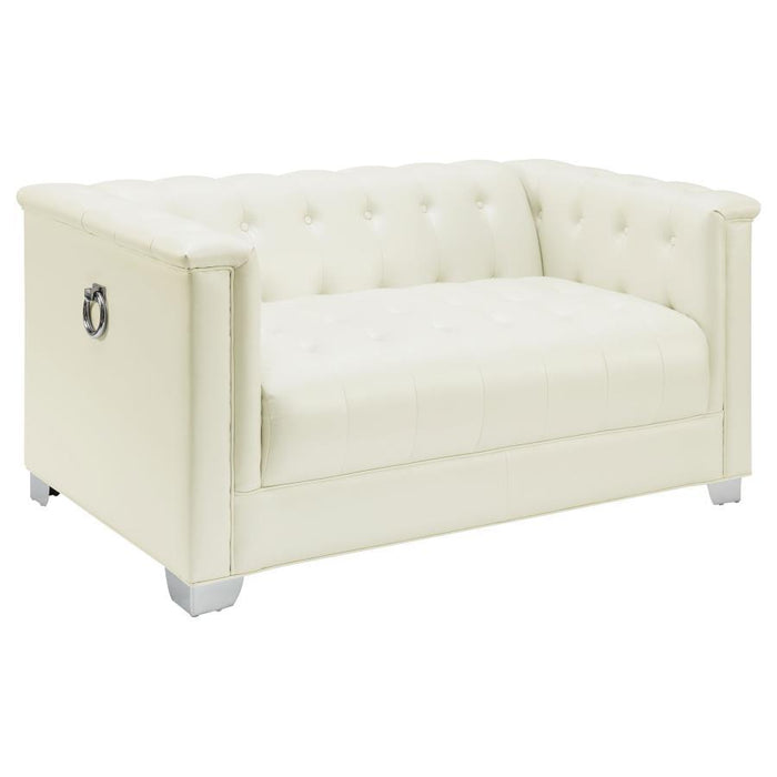 Chaviano - Loveseat - Perla y Blanco