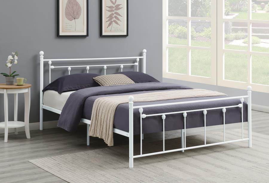 Canon - Metal Slatted Headboard Platform Bed