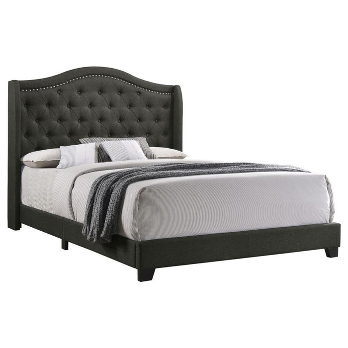 Sonoma - Headboard Bed with Nailhead Trim Bedding & Furniture Discounters