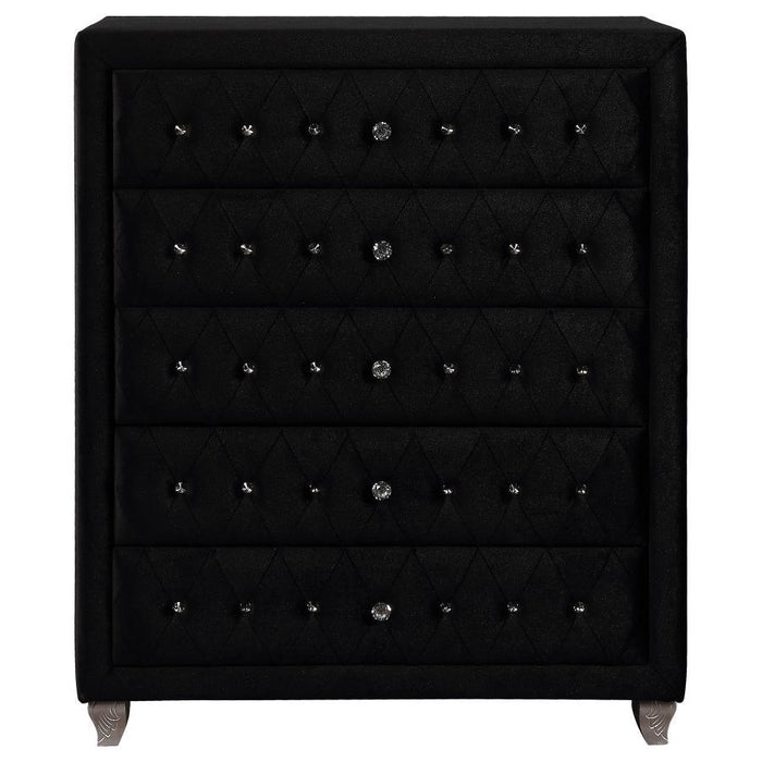 Deanna - 5-drawer Rectangular Chest Bedding & Furniture DiscountersFurniture Store in Orlando, FL