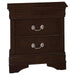 Louis Philippe - Two-drawer Nightstand Bedding & Furniture DiscountersFurniture Store in Orlando, FL
