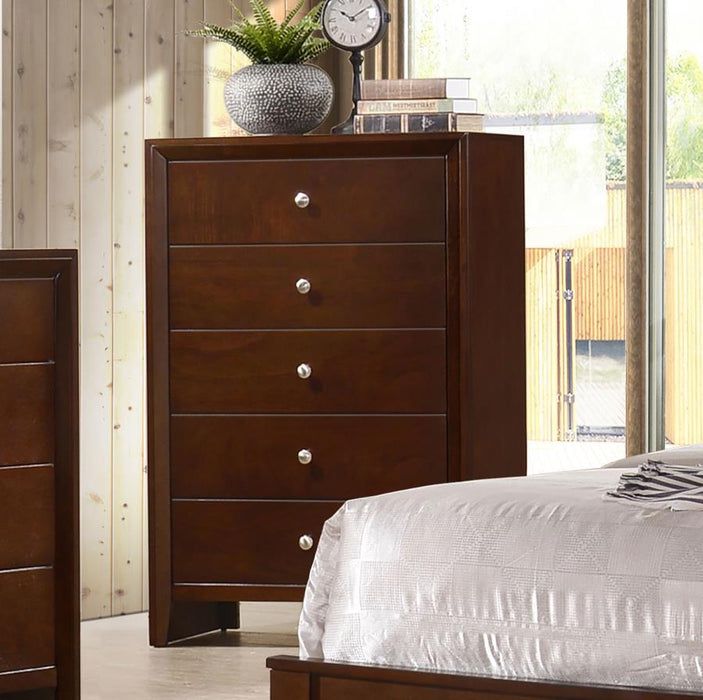 Serenity - Five-drawer Chest Bedding & Furniture Discounters