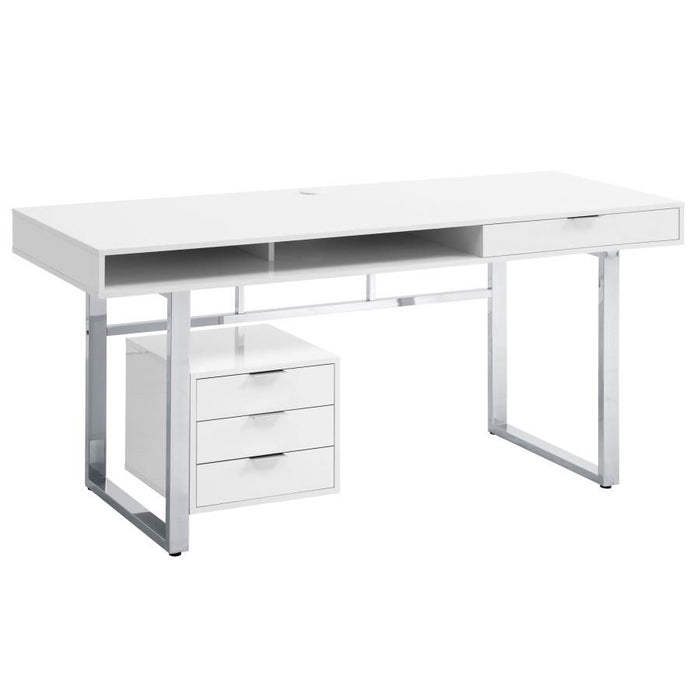 Whitman - 4-Drawer Writing Desk Bedding & Furniture DiscountersFurniture Store in Orlando, FL