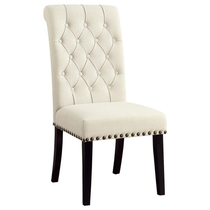 Alana - Tufted Back Upholstered Side Chairs (Set of 2) - Beige