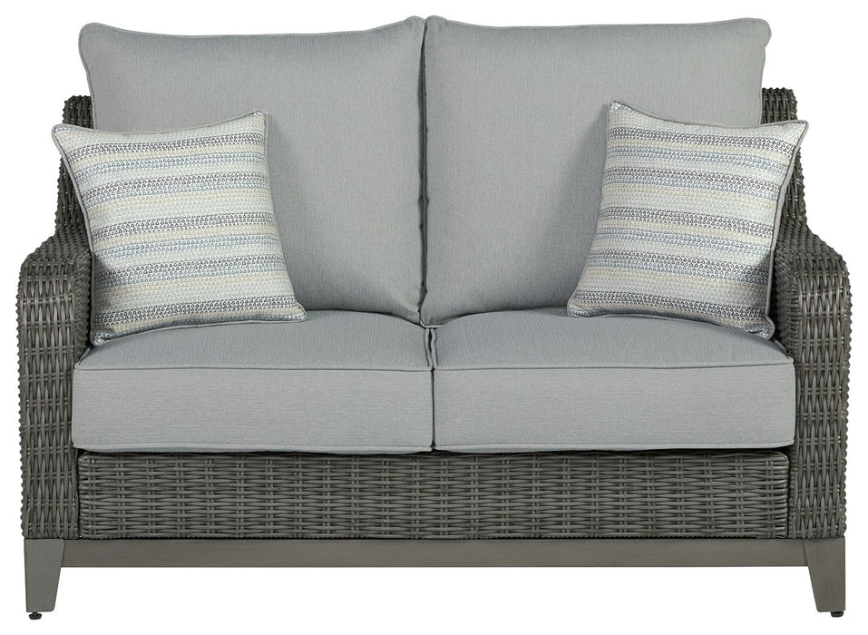 Elite Park - Cinza - Loveseat com almofada