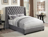 Pissarro - Tufted Upholstered Bed Bedding & Furniture DiscountersFurniture Store in Orlando, FL