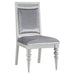 Maverick - Side Chair (Set of 2) - Fabric & Platinum Bedding & Furniture DiscountersFurniture Store in Orlando, FL