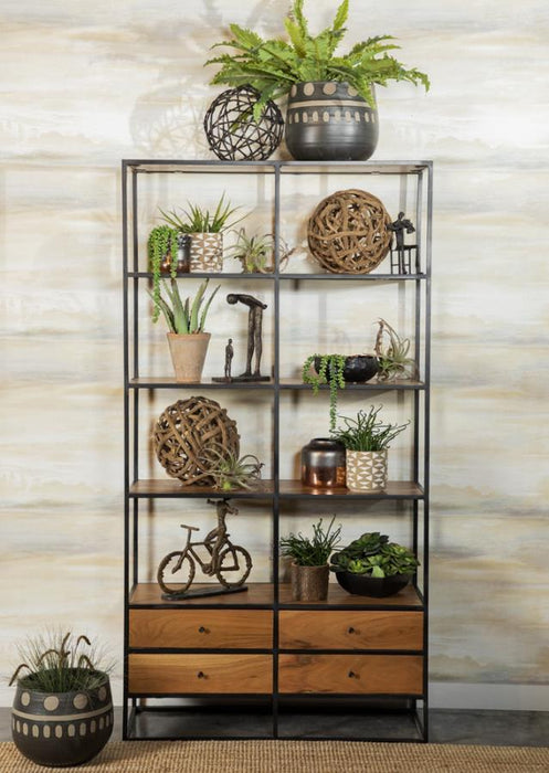 Belcroft - Etagere com 4 Gavetas - Marrom