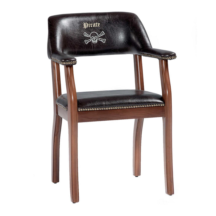 Pirate - Brown Leatherette Chair