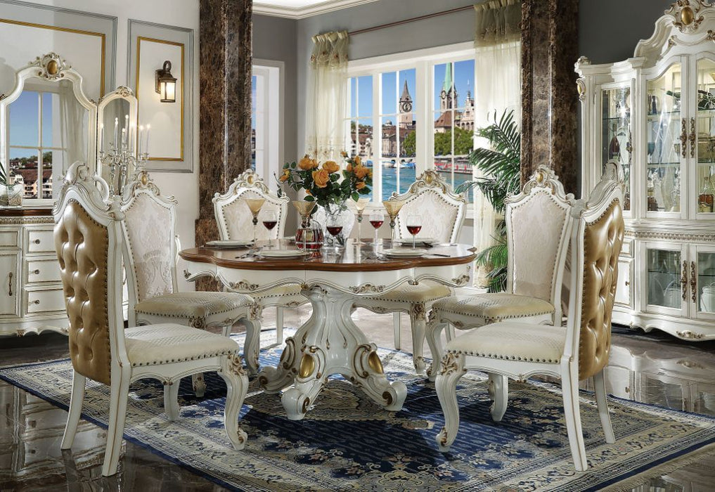 Picardy - Dining Table - Antique Pearl & Cherry Oak Bedding & Furniture DiscountersFurniture Store in Orlando, FL