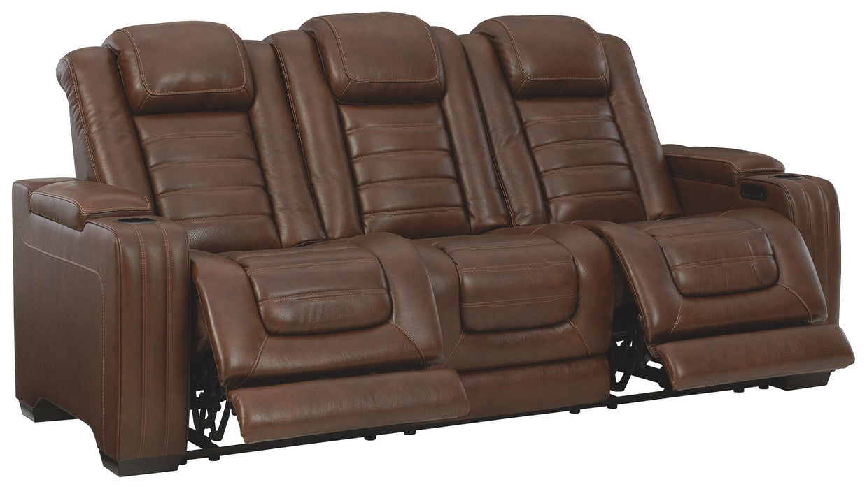 Backtrack - Chocolate - 2 piezas - Sofá reclinable eléctrico, Loveseat