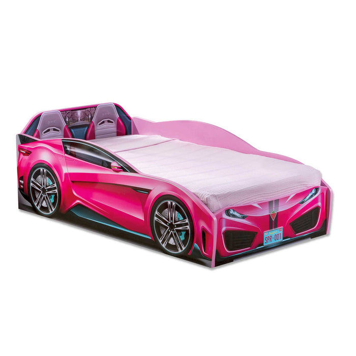 Spyder - Toddler Race Car Bed - Pink