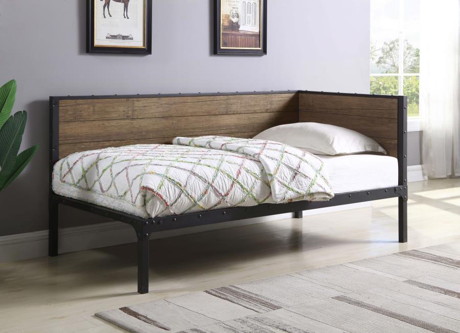 Getler - Daybed - Weathered Chestnut And Black