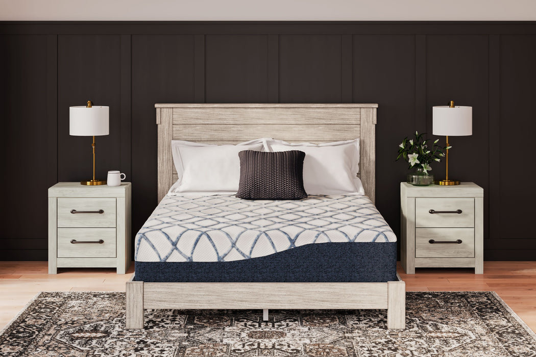 12 Inch Chime Elite 2.0 - White / Blue - California King Mattress