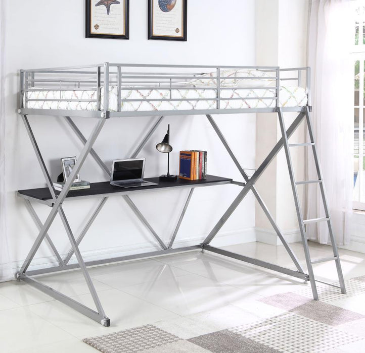 Hyde - Workstation Loft Bed Bedding & Furniture DiscountersFurniture Store in Orlando, FL