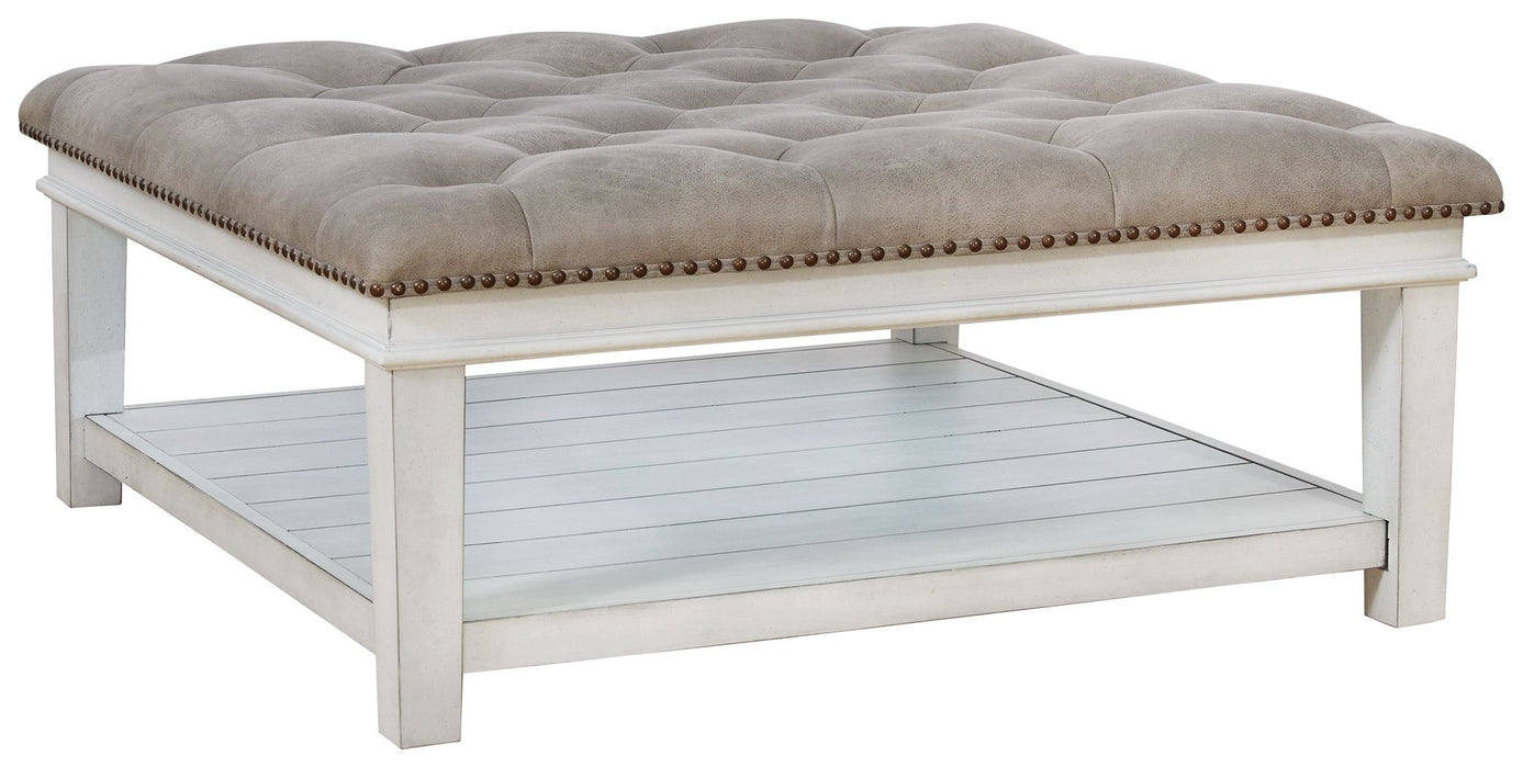 Mesa de coquetel Kanwyn - Whitewash - Uph Ottoman