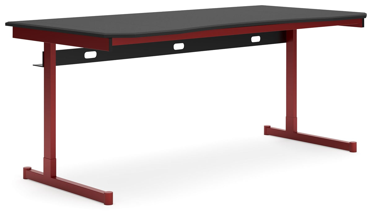 Lynxtyn - Vermelho / Preto - Escrivaninha Home Office