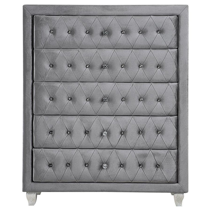 Deanna - 5-drawer Rectangular Chest Bedding & Furniture DiscountersFurniture Store in Orlando, FL