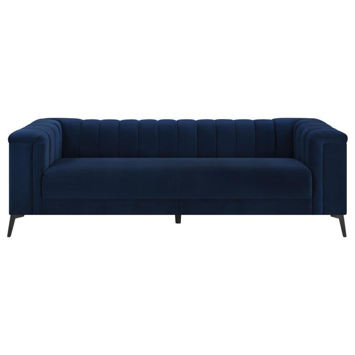 Chalet - Tuxedo Arm Sofa - Blue