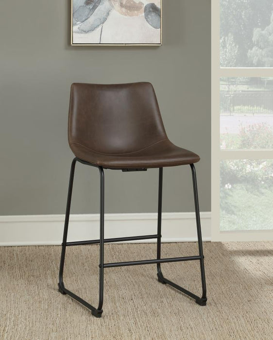 Michelle - Two-toned Armless Stools (Set of 2)