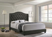 Sonoma - Headboard Bed with Nailhead Trim Bedding & Furniture Discounters