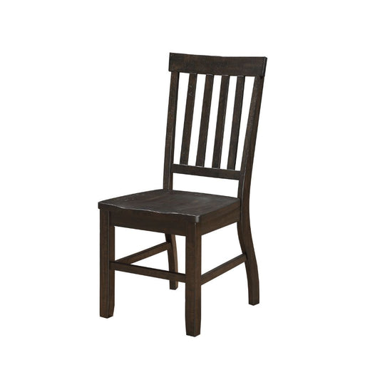 Maisha - Side Chair (Set of 2) - Rustic Walnut Bedding & Furniture DiscountersFurniture Store in Orlando, FL