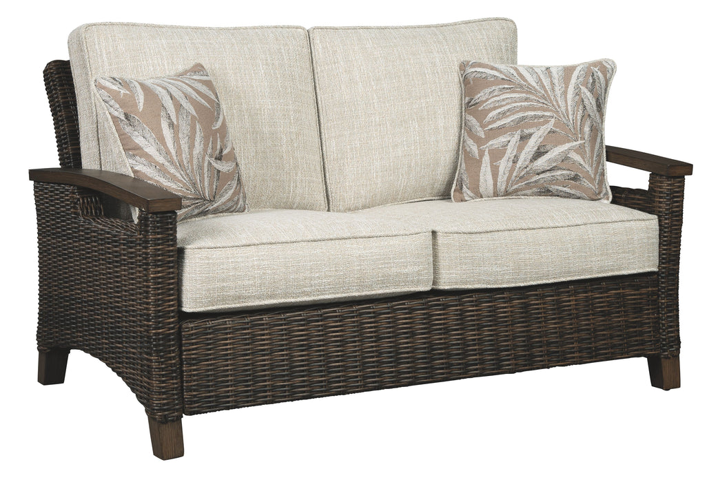 Paradise - Marrón medio - Loveseat con cojín