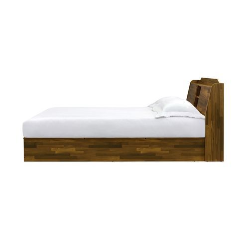 Hestia - Cama Queen-size - Acabamento Nogueira