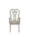 Esteban - Chair (Set of 2) - Ivory Velvet & Antique Champagne Finish Bedding & Furniture DiscountersFurniture Store in Orlando, FL