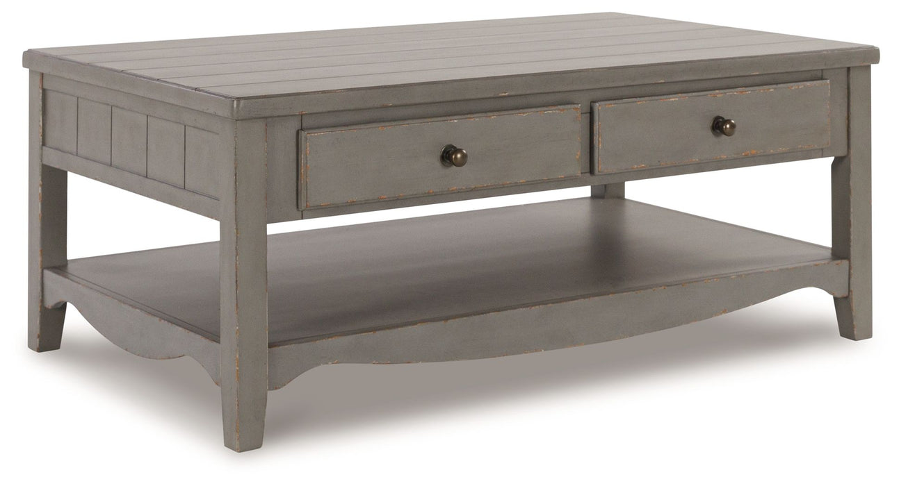 Charina - Antique Grey - Mesa de Coquetel Retangular