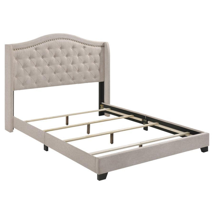 Sonoma - Headboard Bed with Nailhead Trim Bedding & Furniture Discounters